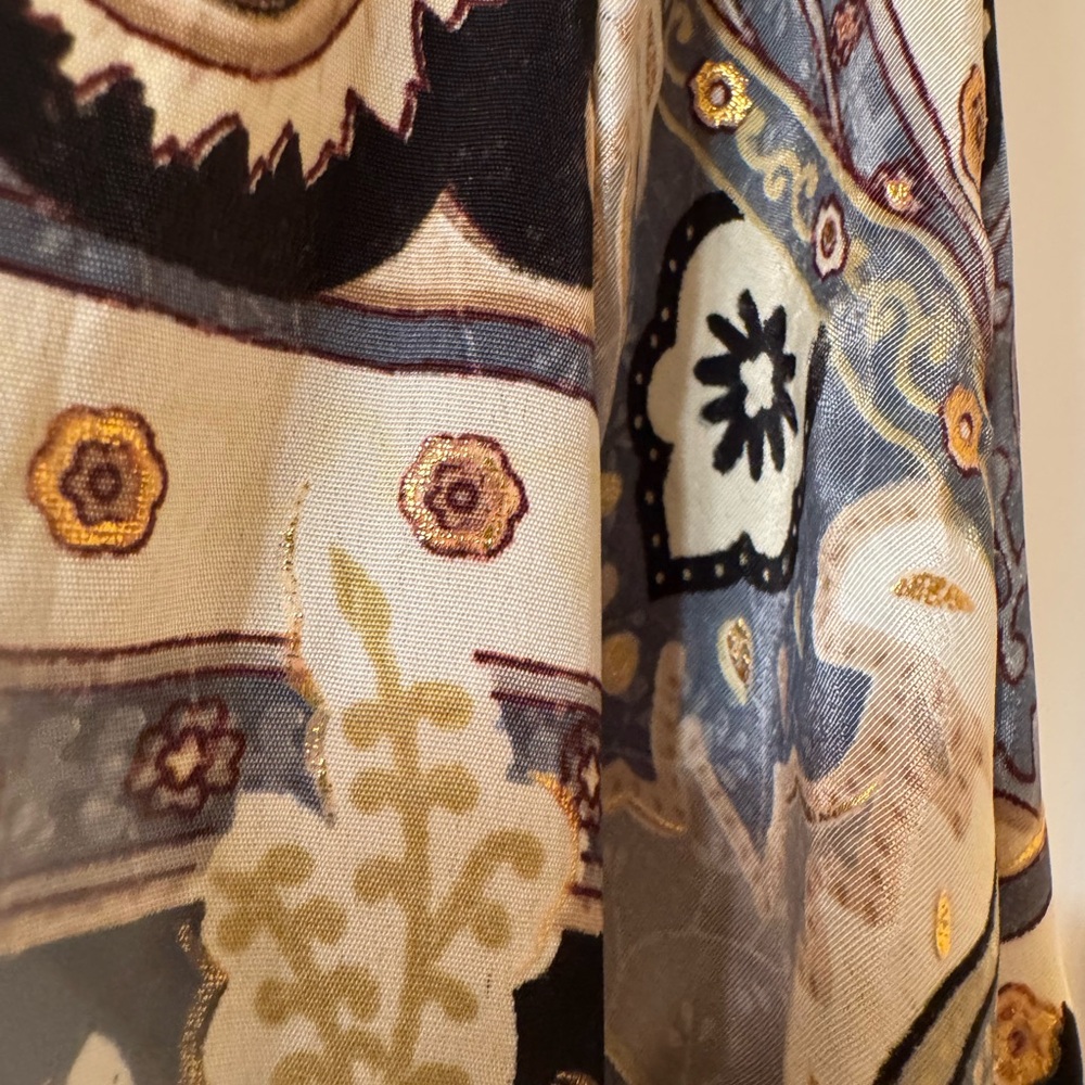 NWOT Elegant Paisley Print Dress - Picture 6 of 9